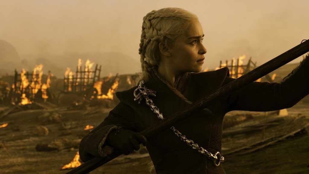 Fire and Blood: Emilia Clarke as Daenerys Targaryen Fire and Blood: Emilia Clarke as Daenerys Targaryen