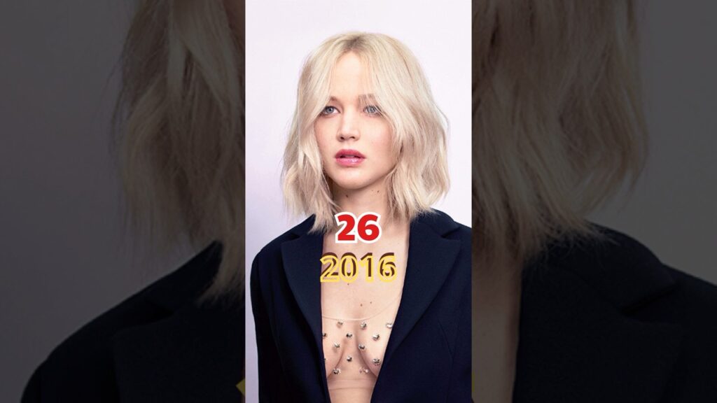 Jennifer Lawrence evolution 2024 #evolution #thenandnow