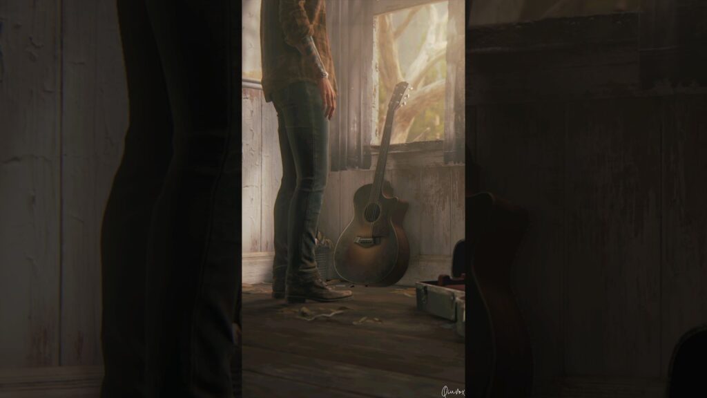 The Most Emotional Moment Of Ellie Leaving Her Home Behind - The Last Of Us Part 2 Ending #shorts