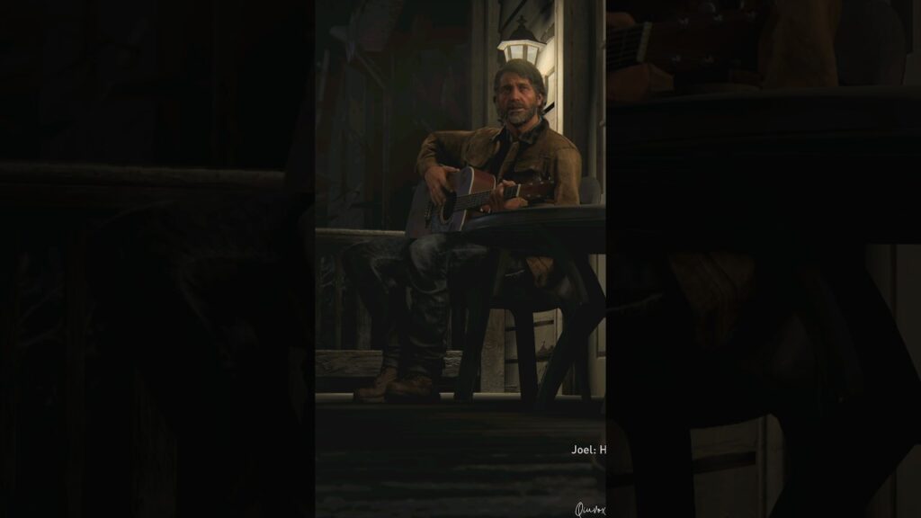 The Saddest Scene That Shows Ellie Visits Joel - The Last Of Us Part 2 Remastered PS5 #shorts