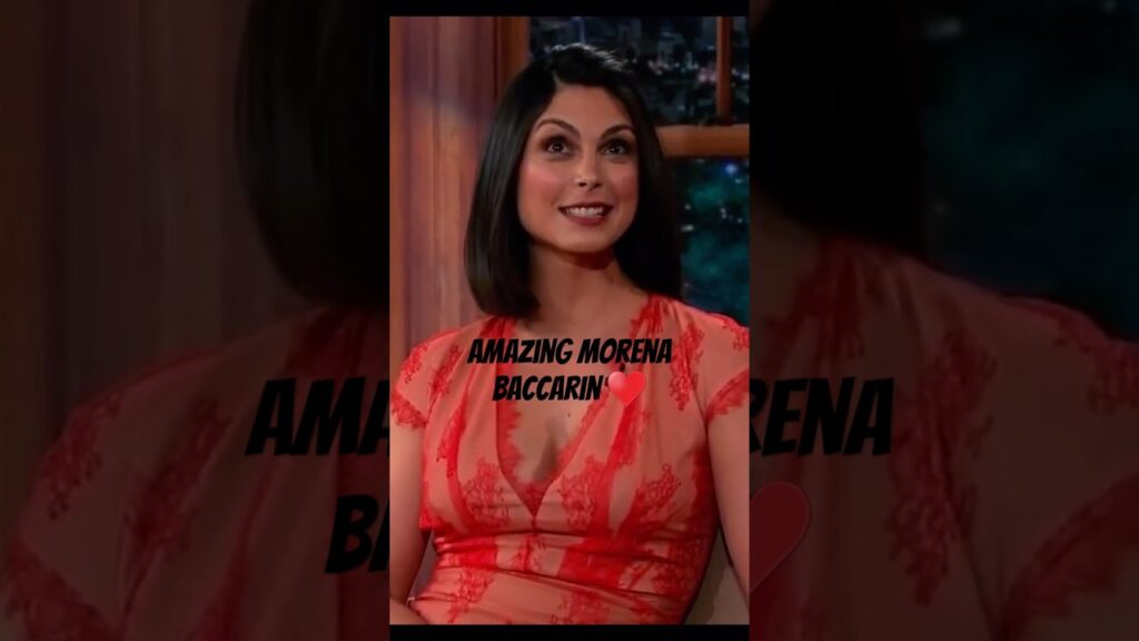 Craig and Morena!!  #funny #latenightcomedy #craigferguson #morenabaccarin