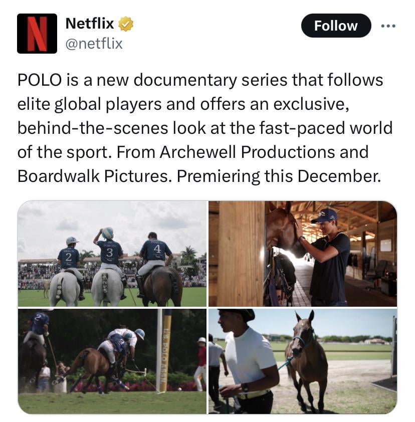 Prince Harry’s Archwell announces his Netflix Polo Documentary