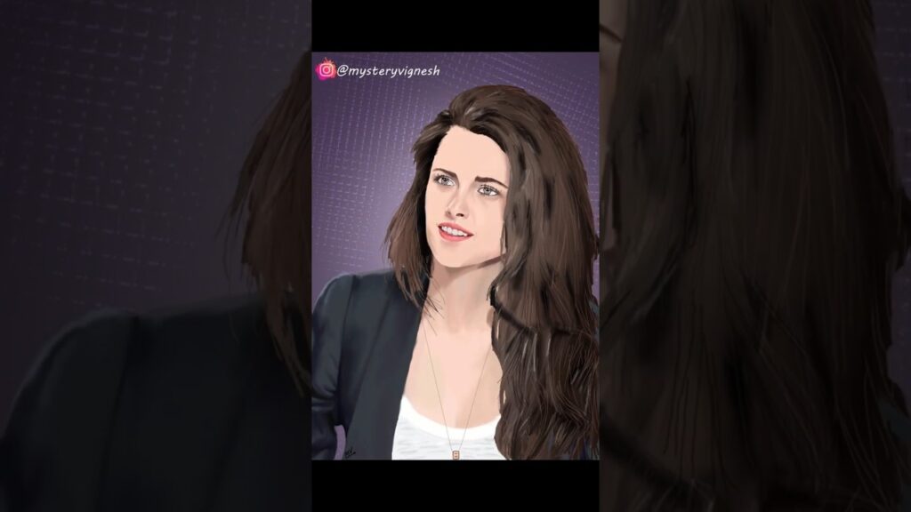 Kristen Stewart digital art #shorts