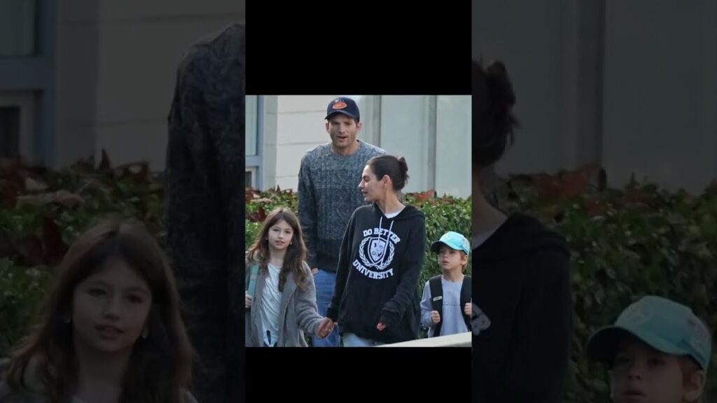 Mila Kunis and Ashton Kutcher have a beautiful family with two children #celebrityfamily #family