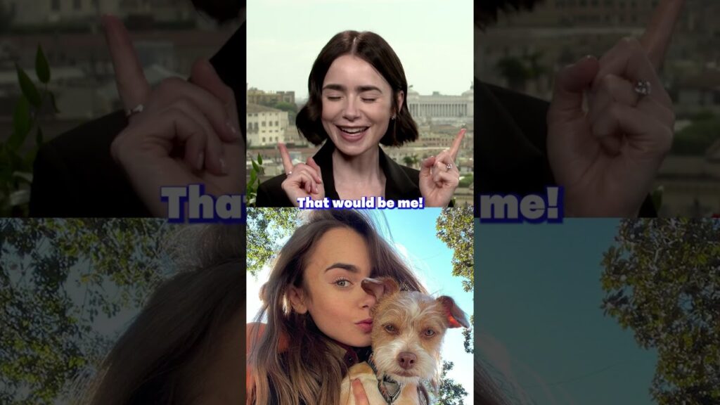 Lily Collins Has An Insta-Famous Dog! 🐶