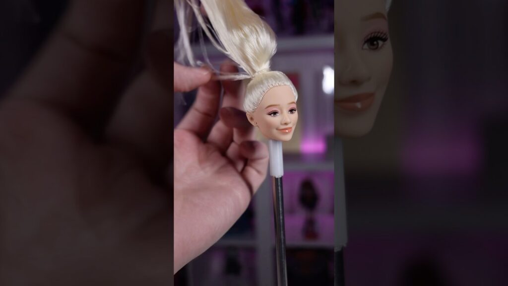 Making a no tears left to cry Ariana grande doll #shorts