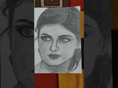 Alexandra Daddario Drawing #youtubeshorts #shorts #viralvideo #trending