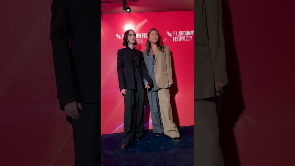BFFs Lily Collins and Ashley Park were all giggles at BFI London Film Festival #shorts BFFs Lily Collins and Ashley Park were all giggles at BFI London Film Festival #shorts