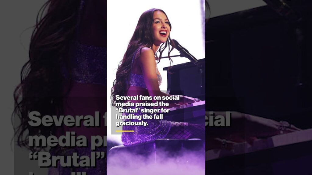 Olivia Rodrigo falls through stage trapdoor during ‘Guts’ world tour stop in Australia #shorts Olivia Rodrigo falls through stage trapdoor during ‘Guts’ world tour stop in Australia #shorts