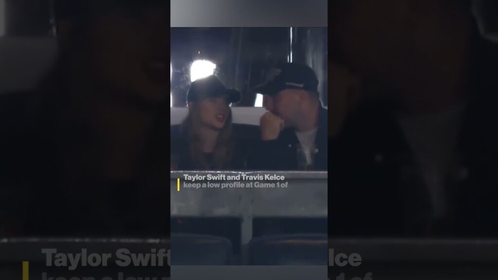Taylor Swift smooches and cuddles Travis Kelce at Yankees vs. Guardians game #shorts Taylor Swift smooches and cuddles Travis Kelce at Yankees vs. Guardians game #shorts