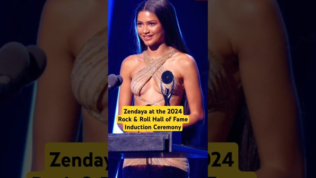 Zendaya at the 2024 Rock & Roll Hall of Fame Induction Ceremony #shorts Zendaya at the 2024 Rock & Roll Hall of Fame Induction Ceremony #shorts