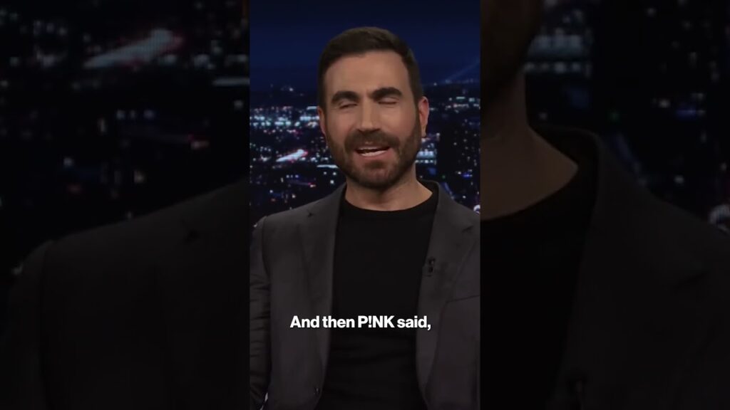 Brett Goldstein gushes over meeting P!NK #shorts Brett Goldstein gushes over meeting P!NK #shorts