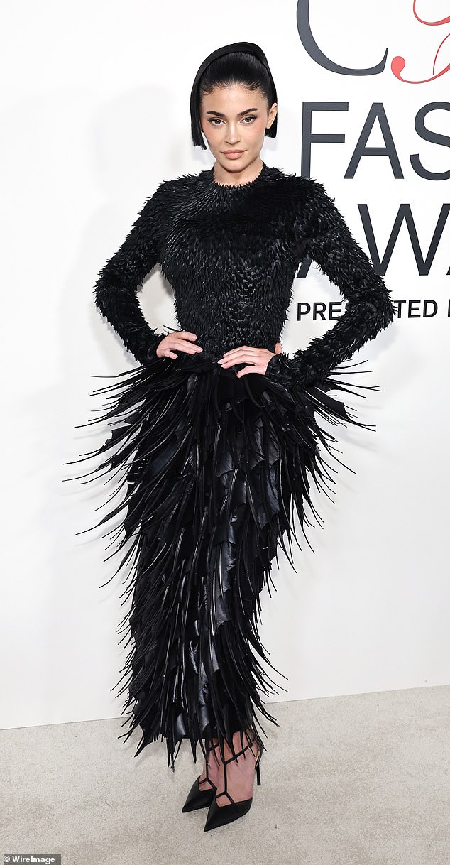 She stunned in an edgy black gown from Jean Paul Gaultier Haute Couture by Haider Ackerman, which featured spikes throughout