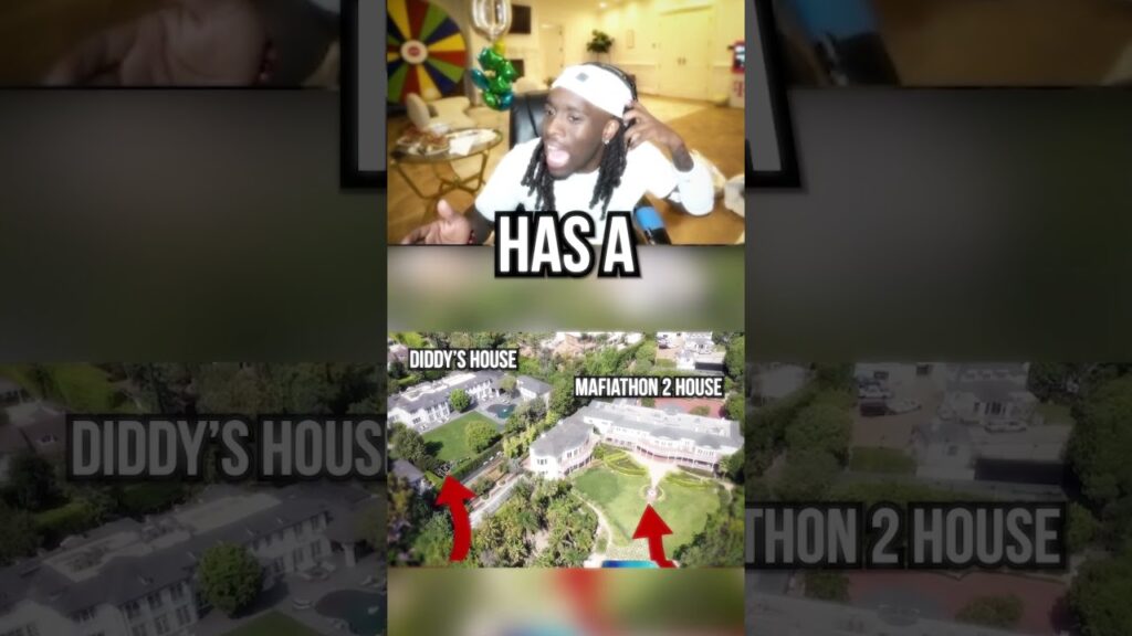 Kai Cenat Realizes He's Next To P. Diddy House 🤣