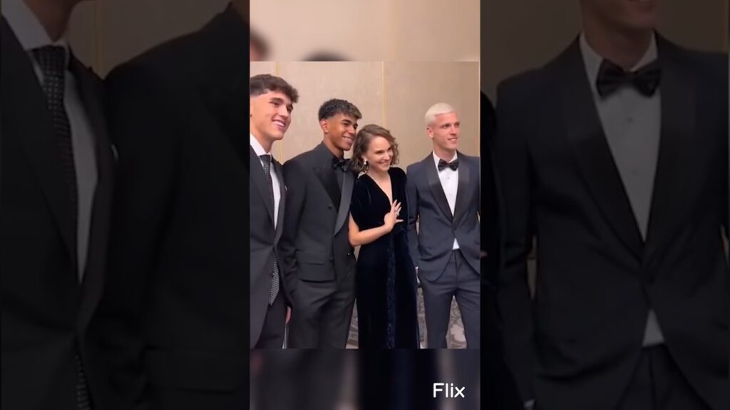 Lamine Yamal meets Natalie Portman #shorts #football #lamineyamal
