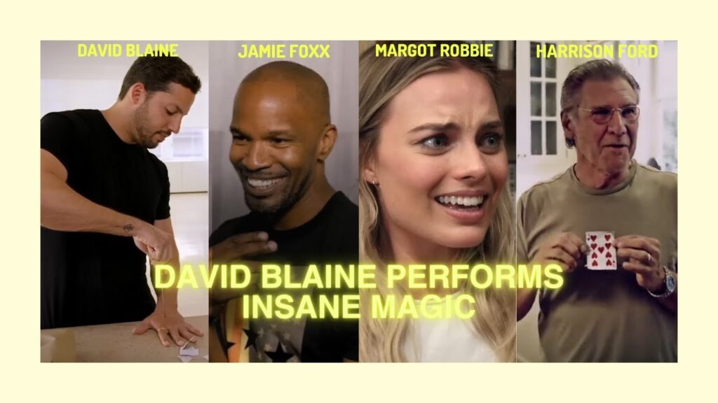 David Blaine Performs Insane Magic for Jamie Foxx, Margot Robbie & Harrison Ford! π±π© David Blaine Performs Insane Magic for Jamie Foxx, Margot Robbie & Harrison Ford! π±π©