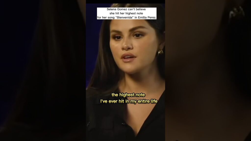 the highest note i’ve ever hit in my entire life #selenagomez #selenagomezinterview #shorts #fyp the highest note i've ever hit in my entire life #selenagomez #selenagomezinterview #shorts #fyp