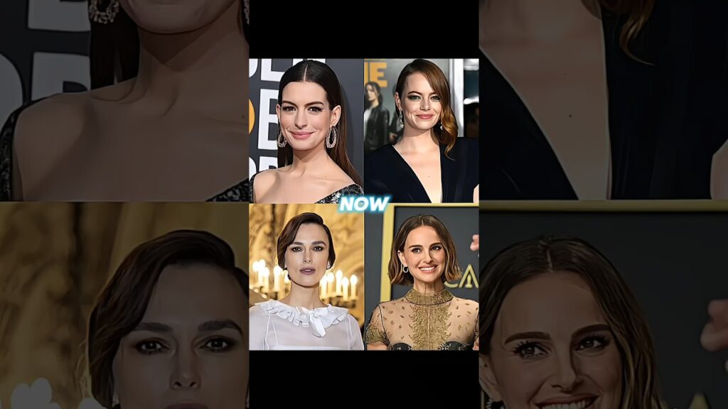 Hollywood actress now vs 90s ❤️ | #emmastone #Keiraknightley #cast #edit #trend #yt #90s #shorts