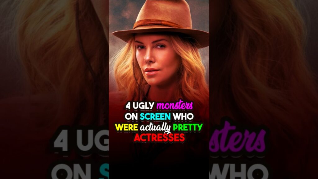 4 ugly monsters on screen who were actually pretty actresses #shorts #celebritynews