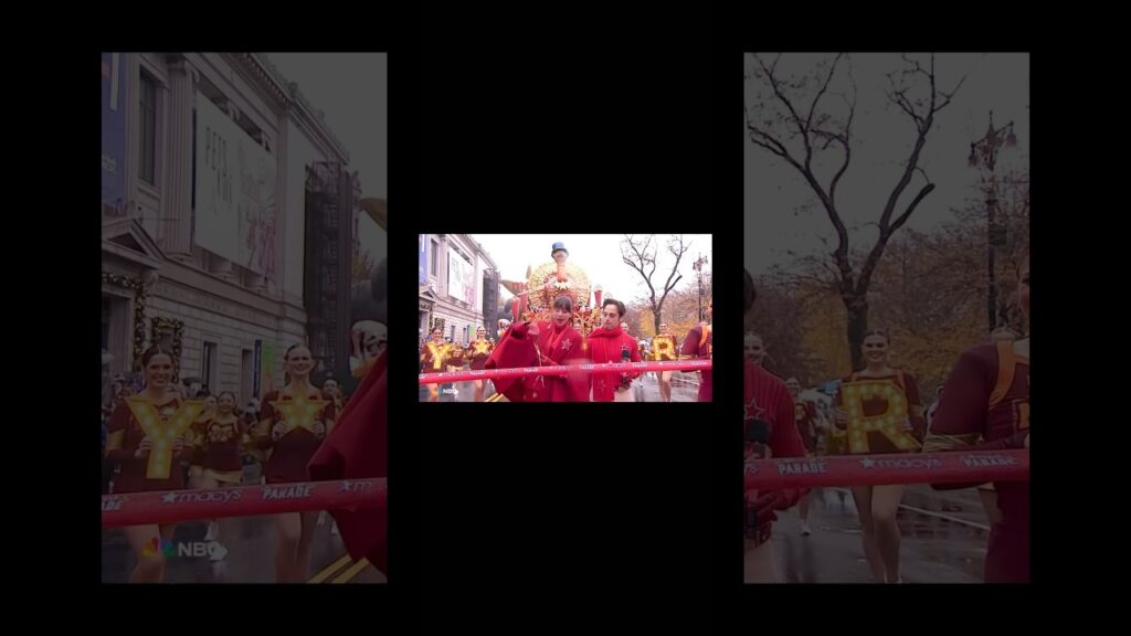 Alison Brie Macy’s Parade Ribbon Cutting