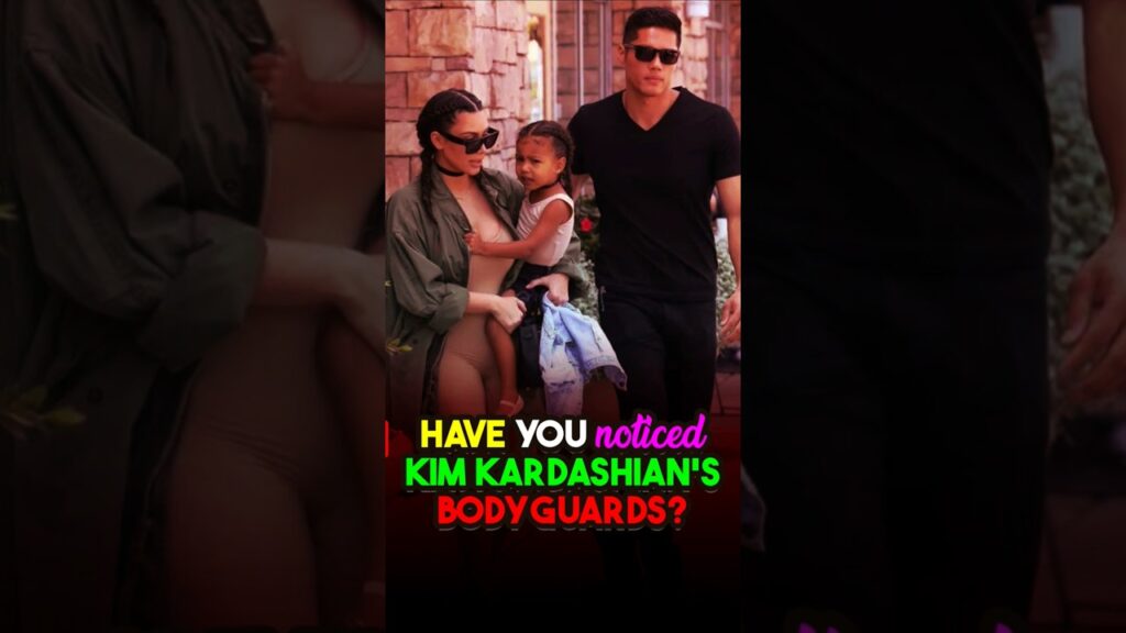 Have you noticed kim Kardashian's bodyguards? #shorts #kimkardashian