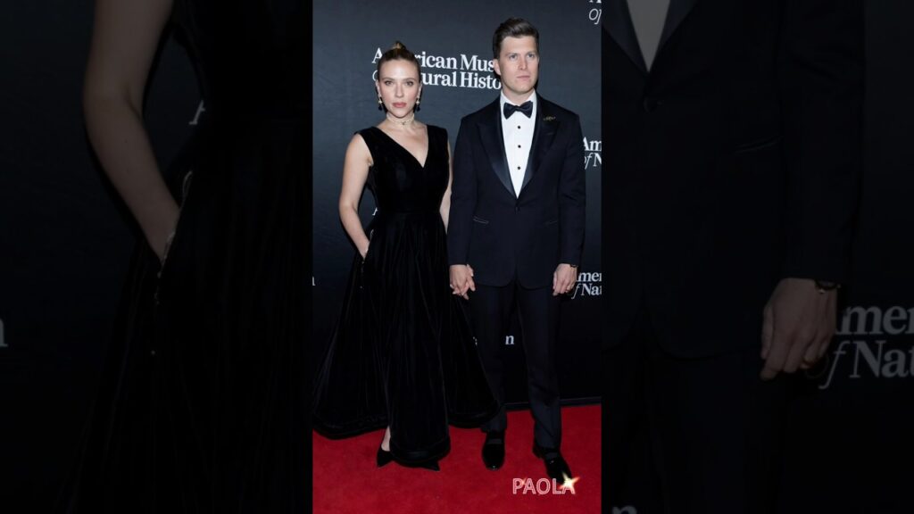 Scarlett Johansson & Colin Jost Shine at Museum Gala in NYC #fashion #shorts #modellingstar