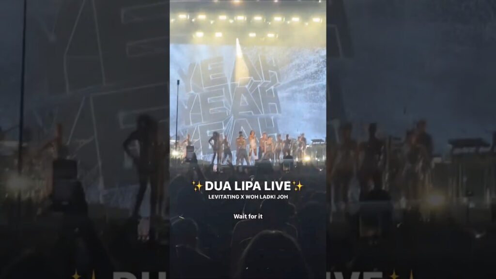 Dua Lipa Performing Levitating X Woh Ladki Joh Live @ Zomato Feeding India Concert 2024 #dualipa