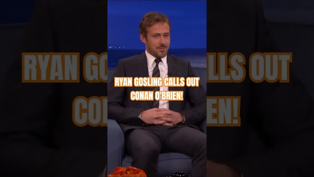 Ryan Gosling CALLS OUT Conan O'Brien About His Wife Eva Mendes!