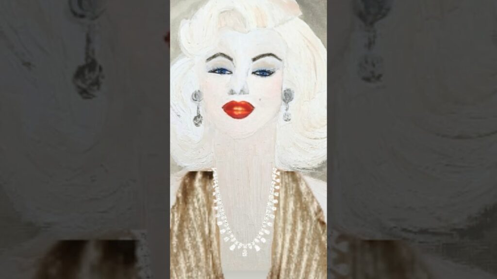 Satisfying Marilyn Monroe  #shorts #satisfying  #art #colors