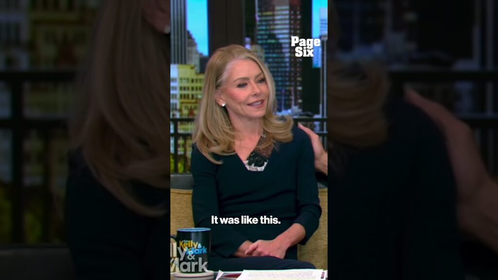 Kelly Ripa puts Mark Consuelos’ snoring on blast after he ‘broke through’ his mouth tape #shorts