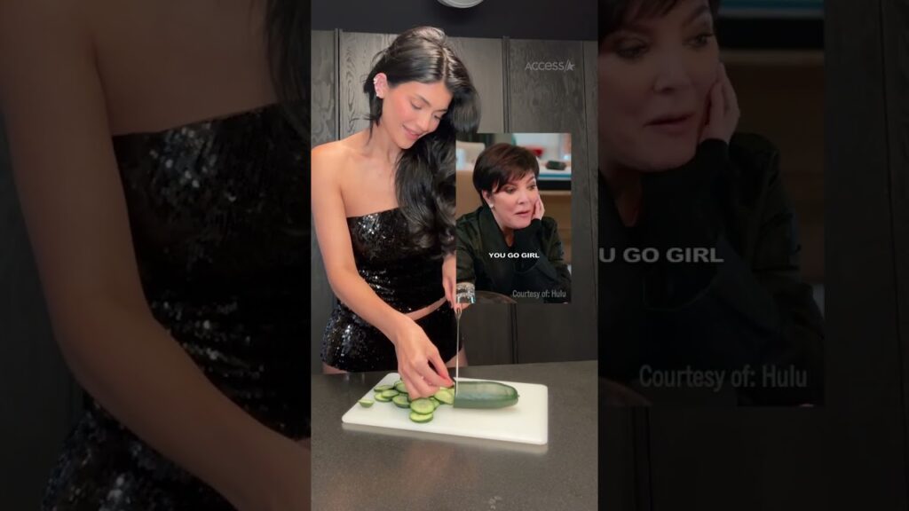 You go, girl! #KylieJenner is cool as a cucumber while she trolls her sister Kendall 🥒