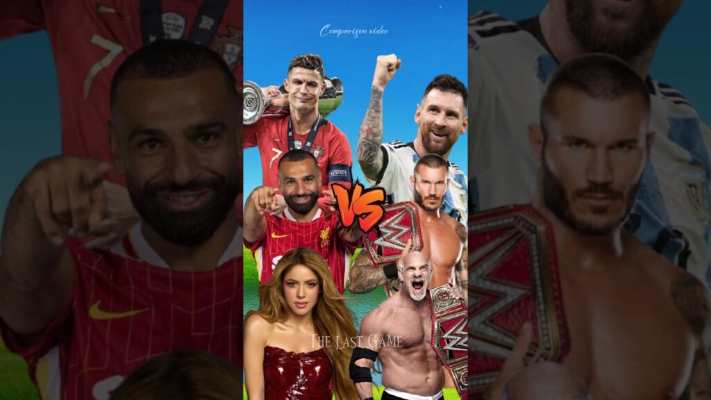 Ronaldo, Mohamed Salah, Shakira Vs Messi, Randy Orton, Gold Burg ๐ฅ #shorts Ronaldo, Mohamed Salah, Shakira Vs Messi, Randy Orton, Gold Burg ๐ฅ #shorts