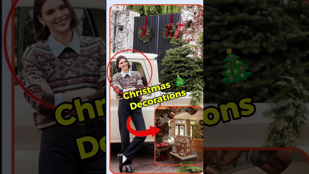 Kendall Jenner - Home at Christmas🥰♥️#Shorts