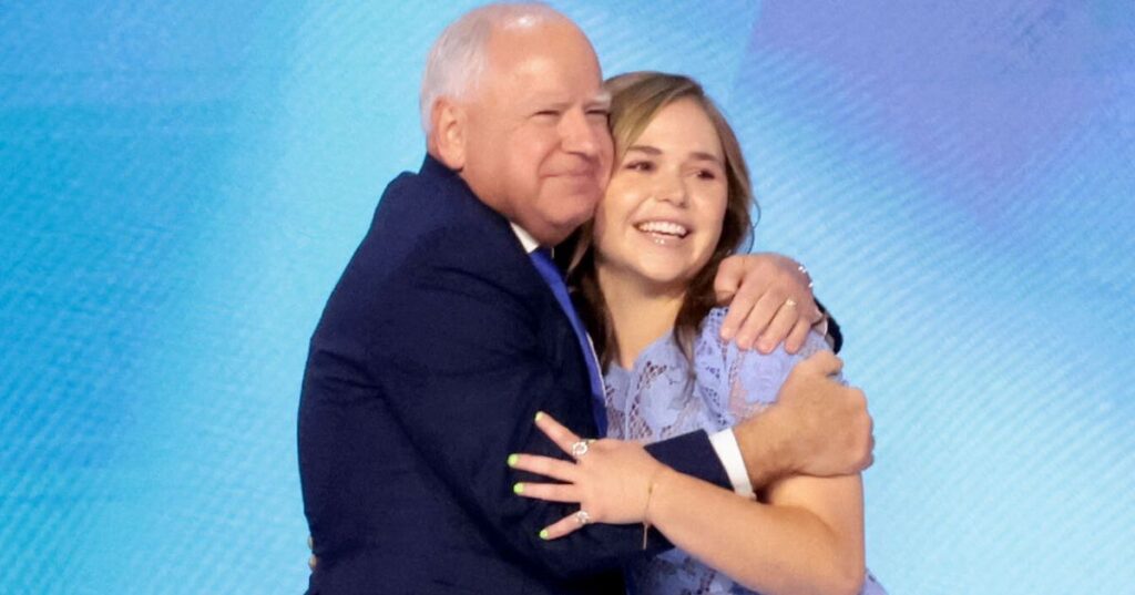 Tim Walz’s Daughter Reveals Her Joe Rogan Test With Guys She Meets Online Tim Walz's Daughter Reveals Her Joe Rogan Test With Guys She Meets Online