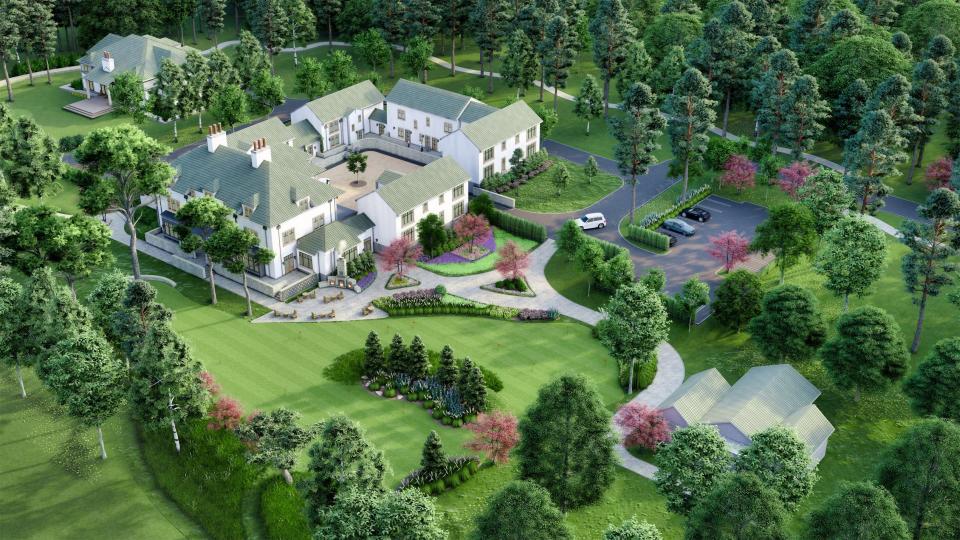 Prince Andrew and his ex-wife have lived in the 30-room mansion since 2003, but it comes with extensive security requirements. (PA)