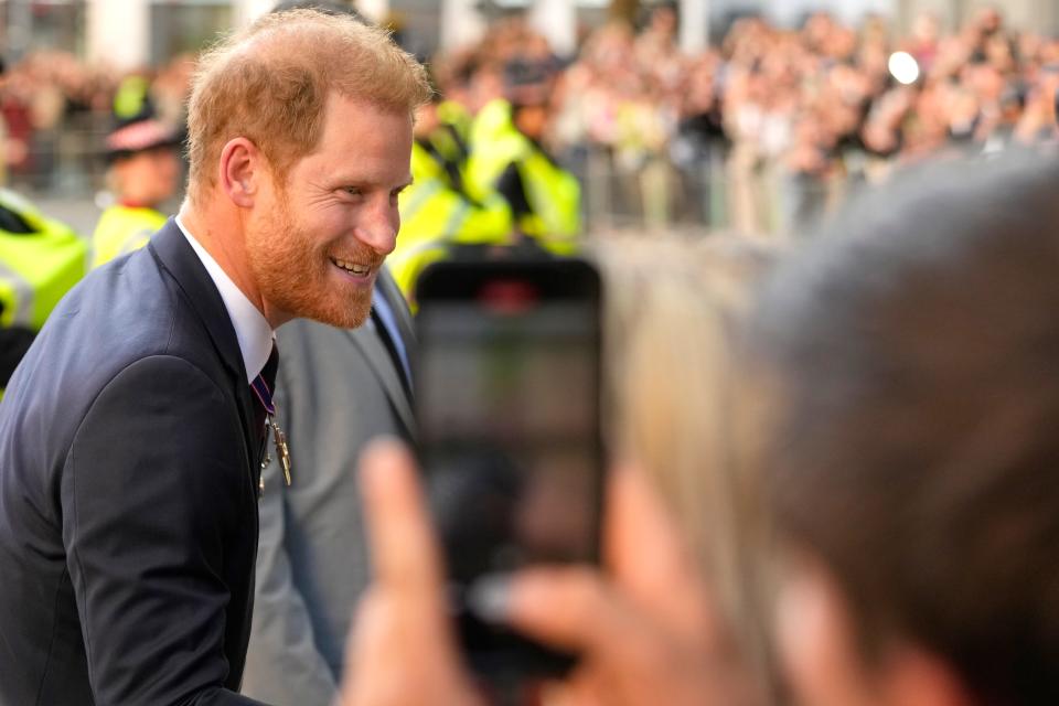 Prince Harry was alone when he visited the UK earlier this year to mark the 10th anniversary of the Invictus Games. (Copyright 2024 The Associated Press. All rights reserved)