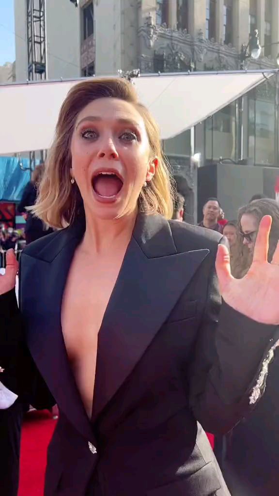 Elizabeth Olsen attending the Dr. Strange Multiverse of Madness Premiere 5/3/2022