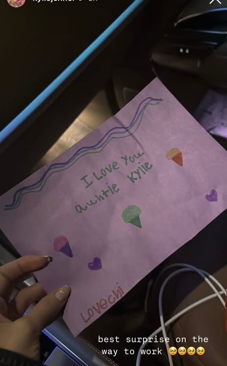 Kylie Jenner Letter From Chicago West 