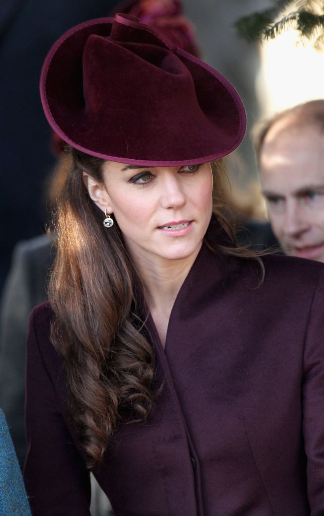 The royal wore green amethyst earrings