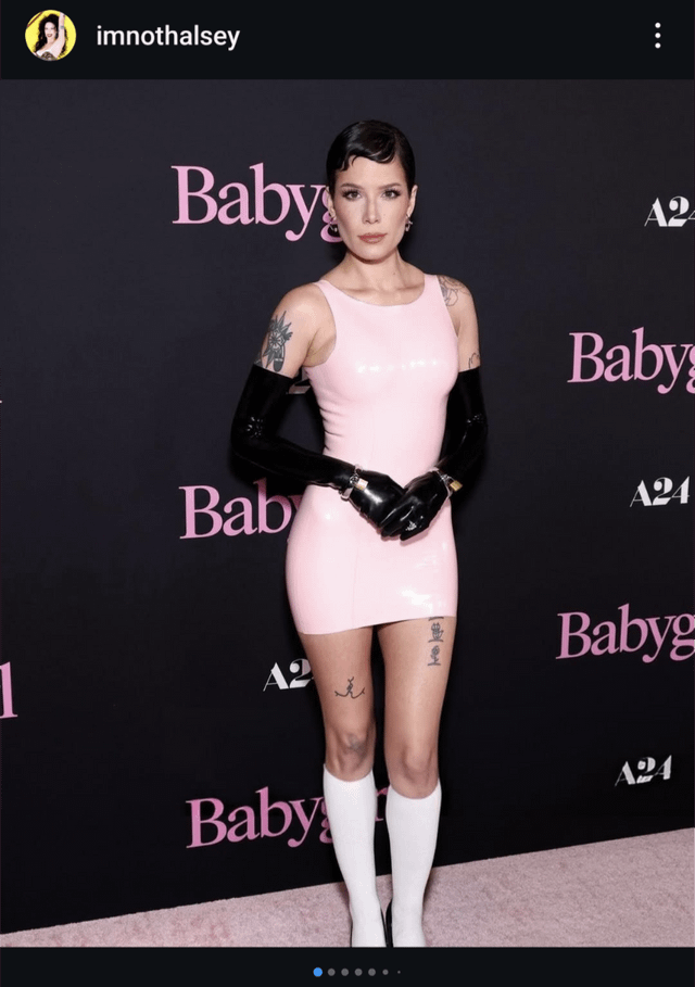 Halsey and fiance Avan Jogia at Baby Girl premiere