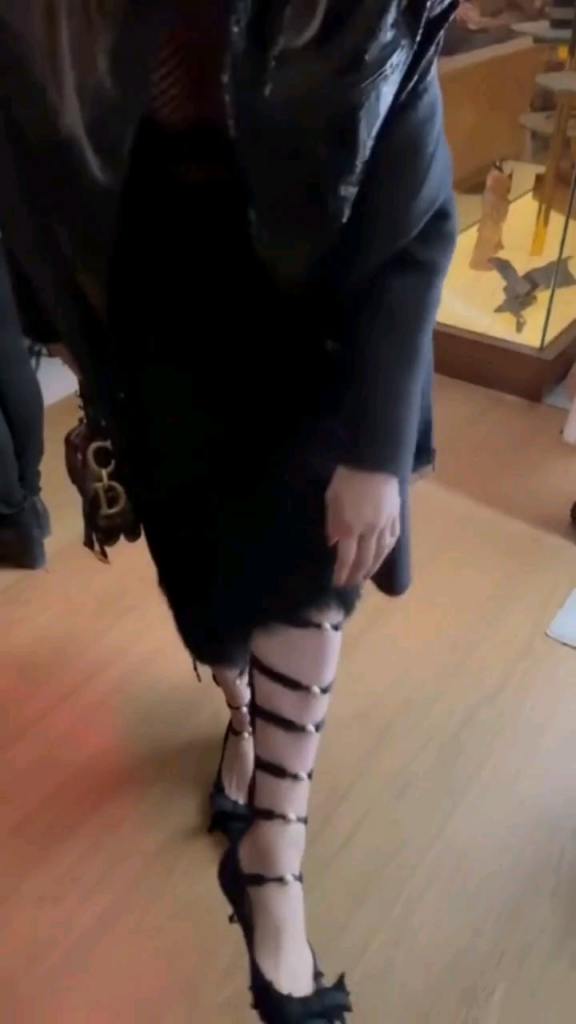 Alexandra Daddario at the Sak's and Dior Carousel of Dreams Window Unveiling 11/20/23