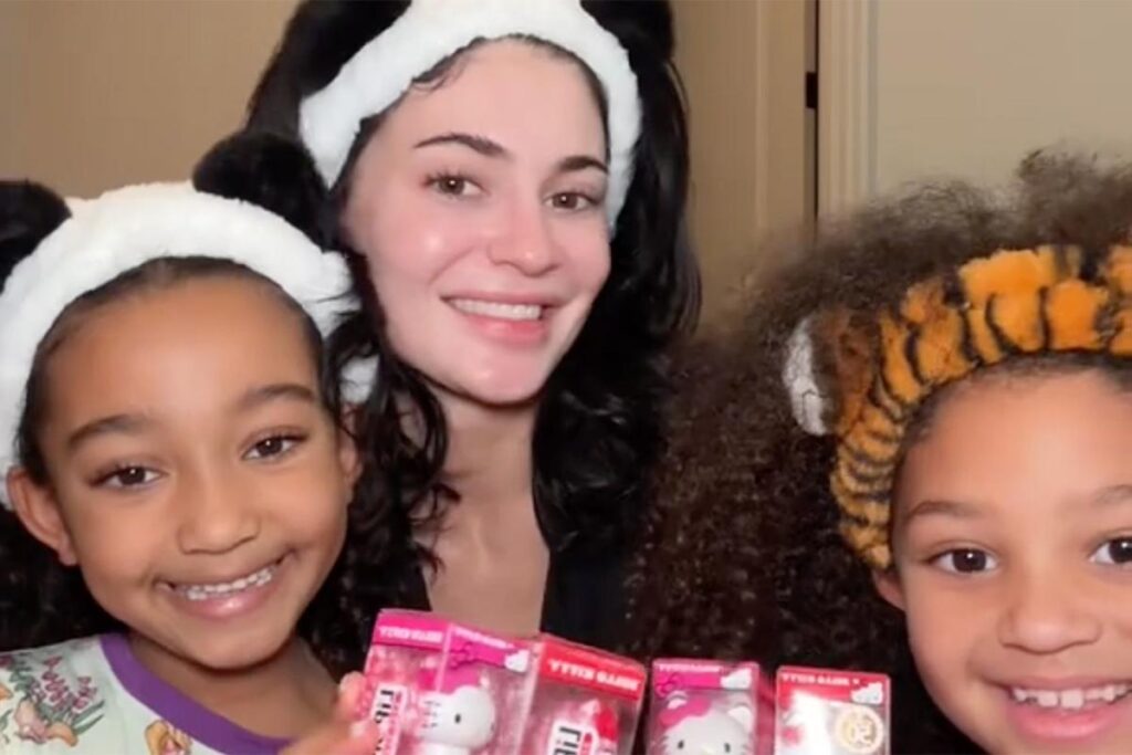 Kylie Jenner’s Daughter Stormi and Niece Chicago Show Off Their Skincare Skills in Adorable TikTok Video