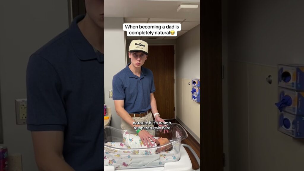 He was meant to be a dad 😂