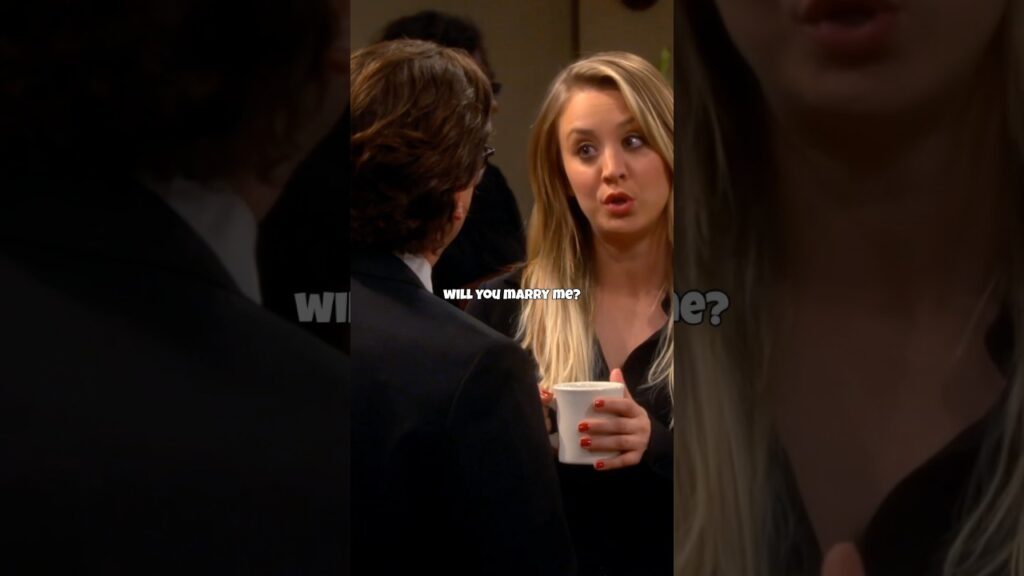 Penny: Leonard, Will You Marry Me!.. | The Big Bang Theory #shorts #funny