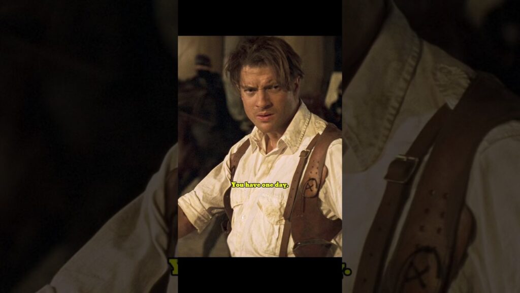 We will shed no more blood, but you must leave. #themummy #brendanfraser #johnhannah #rachelweisz
