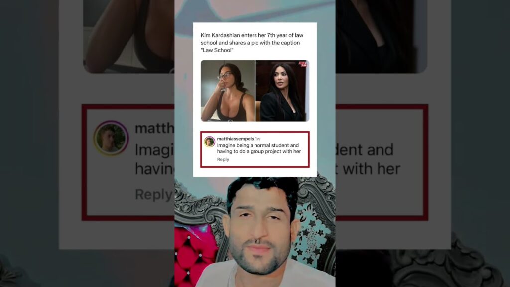Kim Kardashian enters her 7th year of law #funnymemes #memes #shorts #shortsvideo #ytshorts