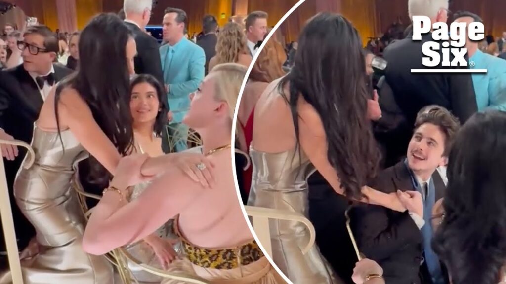 Watch Kylie Jenner appear to get snubbed by Demi Moore in awkward interaction at Golden Globes 2025 Watch Kylie Jenner appear to get snubbed by Demi Moore in awkward interaction at Golden Globes 2025