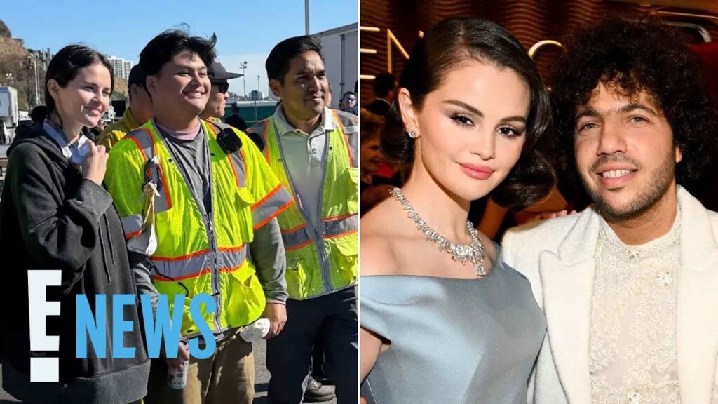 Selena Gomez and Fiancé Benny Blanco Serve Food To First Responders Amid L.A. Wildfires | E! News Selena Gomez and Fiancé Benny Blanco Serve Food To First Responders Amid L.A. Wildfires | E! News