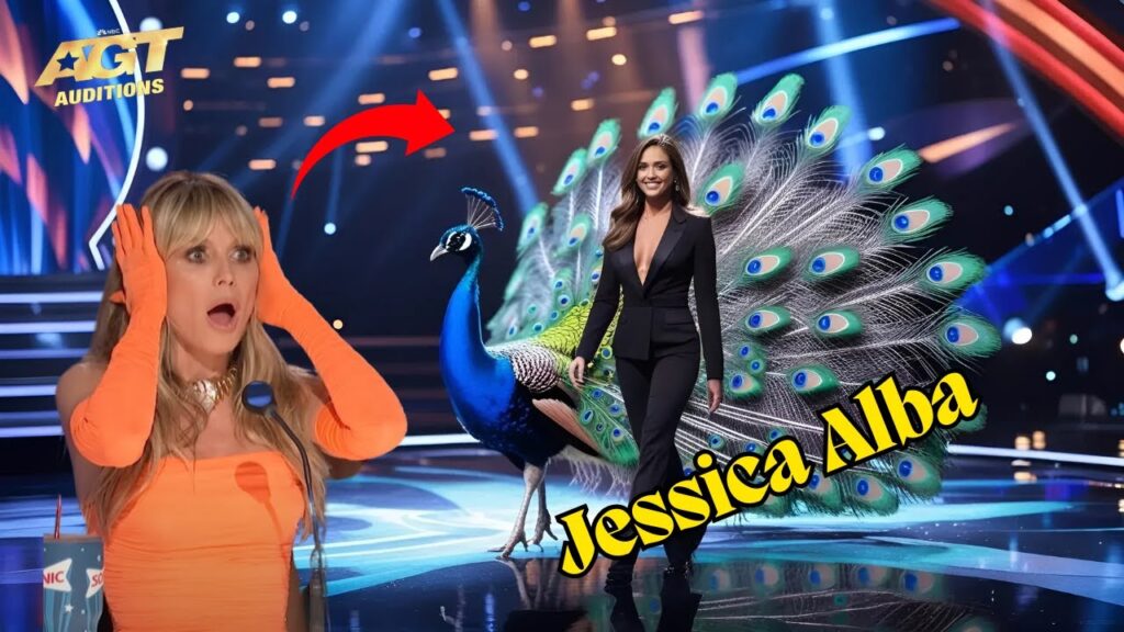 Jessica Alba Unbeliveable Entry in America's Got Talent | Jessica Alba Stunts in Agts show