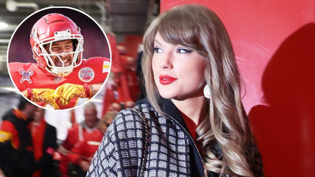 Taylor Swift Cheers on Travis Kelce at Kansas City Chiefs Playoff Game